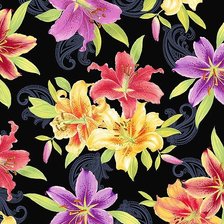 Схема вышивки «лилии»