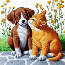 Схема вышивки «Малыши»