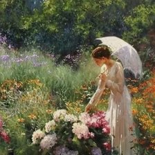 Схема вышивки «В солнечную погоду»