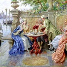 Схема вышивки «В Венеции»