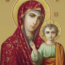 Схема вышивки «Казанская»