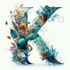 Схема вышивки «Буква К»