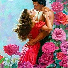 Схема вышивки «Розовое утро»