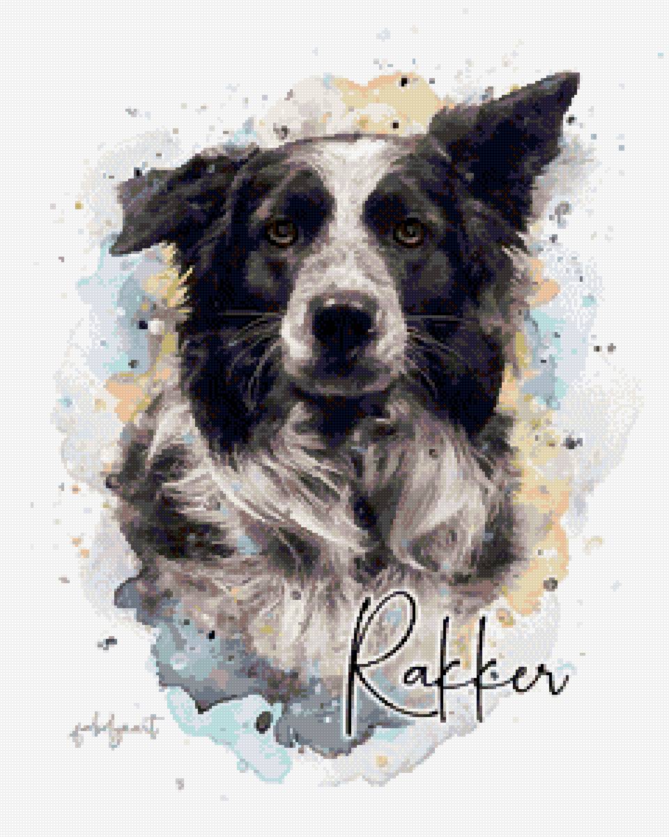 Watercolor Pet - акварель, рисунок, собака - предпросмотр