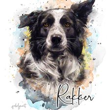 Схема вышивки «Watercolor Pet»