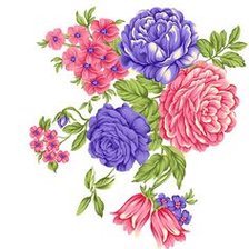 Схема вышивки «Цветы»