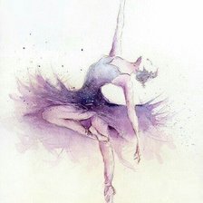 Схема вышивки «Балерина»