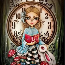 Схема вышивки «алиса»