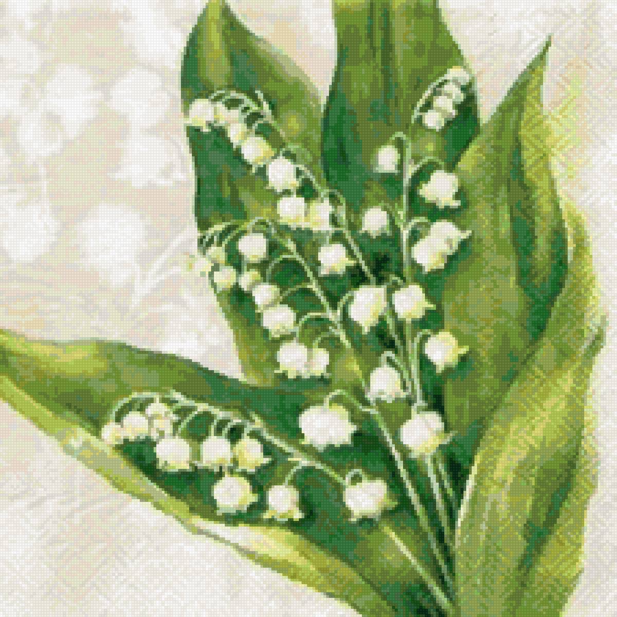 подушка ландыши - предпросмотр