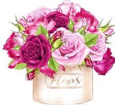 Схема вышивки «Цветы»