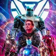 Схема вышивки «Железный человек»