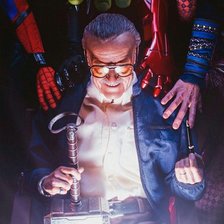 Схема вышивки «Стэн Ли»