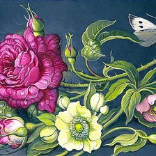 Схема вышивки «Цветы»