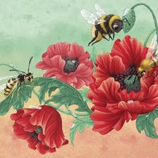 Схема вышивки «Цветы.»