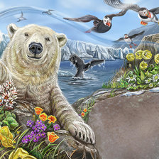 Схема вышивки «Миша»