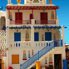 Схема вышивки «Летний дом»