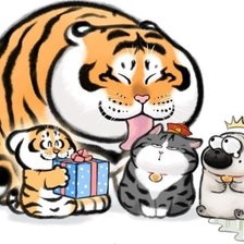 Схема вышивки «Hổ béo»