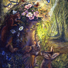 Схема вышивки «Лесная нимфа»