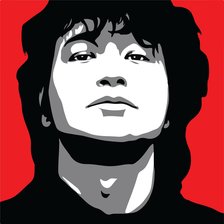 Схема вышивки «Виктор Цой»