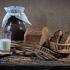 Схема вышивки «Черный хлеб»