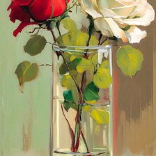 Схема вышивки «Розы»