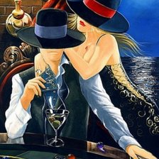 Схема вышивки «поцелуй на удачу»