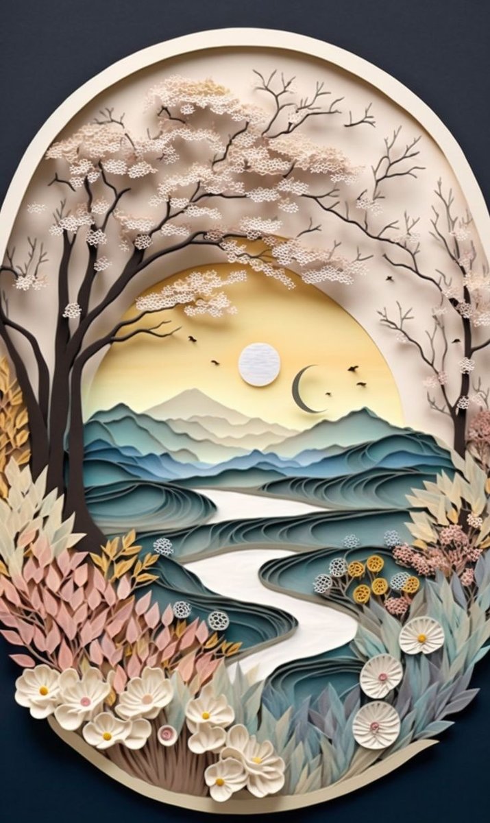 День - рассвет, пейзаж, горы, река, гамма - оригинал