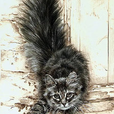 Схема вышивки «Пушистик 3»