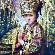 Схема вышивки «Китай»