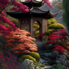 Схема вышивки «Пагода»