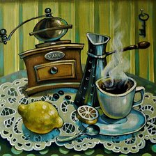 Схема вышивки «Утренний чай»