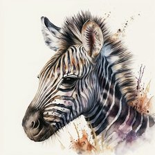 Схема вышивки «Зебра»