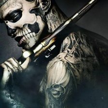 Схема вышивки «Рик Зомби»