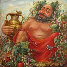 Схема вышивки «Вакх»