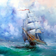 Схема вышивки «Утренний бриз»