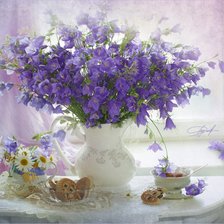 Схема вышивки «Лиловая нежность»