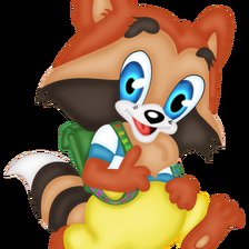 Схема вышивки «Енот»