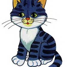 Схема вышивки «Котик»