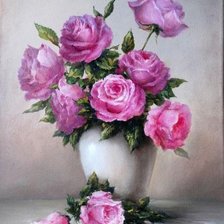 Схема вышивки «Букет из роз»