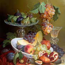 Схема вышивки «Инжир»