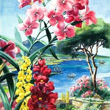 Схема вышивки «цветы»