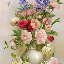 Схема вышивки «Букет»