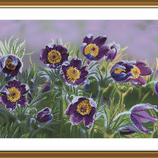 Схема вышивки «сон-трава»