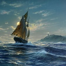 Схема вышивки «Под луной»