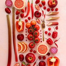 Схема вышивки «Овощной сэмплер.»