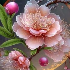 Схема вышивки «цветущая ветка»