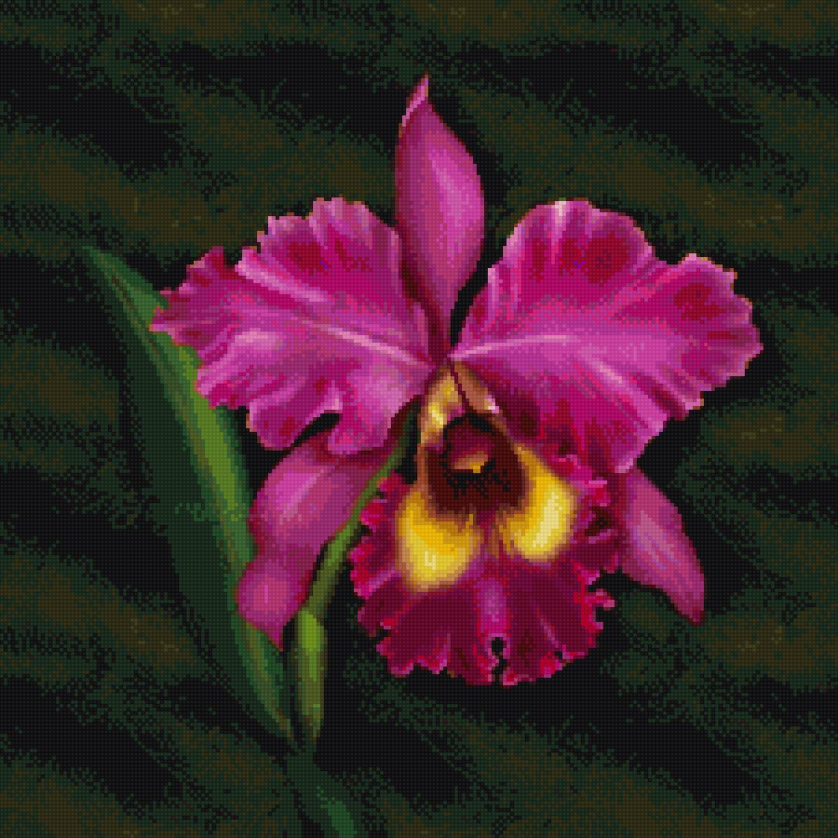 подушка орхидея - предпросмотр