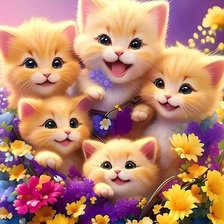 Схема вышивки «Mèo»