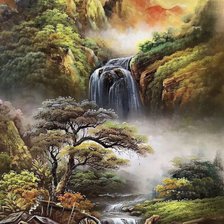 Схема вышивки «Núi»