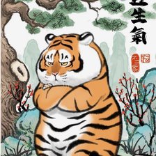 Схема вышивки «Hổ quạo»